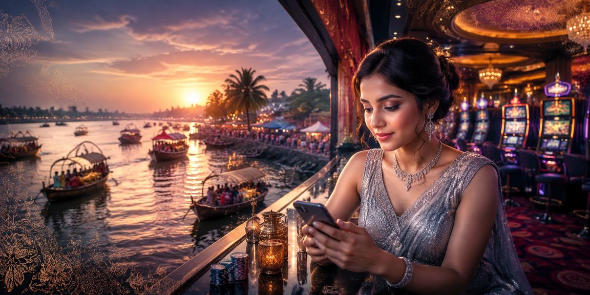 বরিশালের একটি মোবাইল ক্যাসিনো গেমিং সেশন